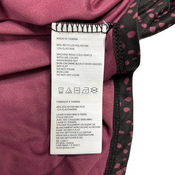 prAna Size S Emerald Lake Dress Deep Pine Spots Purple Sleeveless Athleisure NEW - Picture 10 of 12